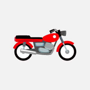 Illustration of a motorcycle