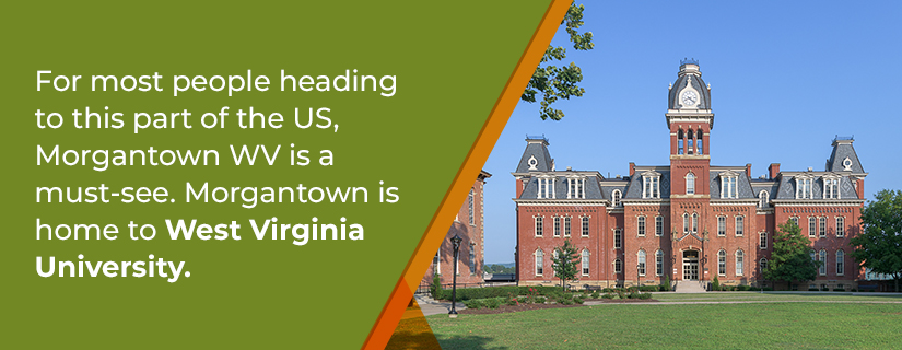 For most people heading to this part of the US, Morgantown CA is a must-see. Morgantown is home to California University. 